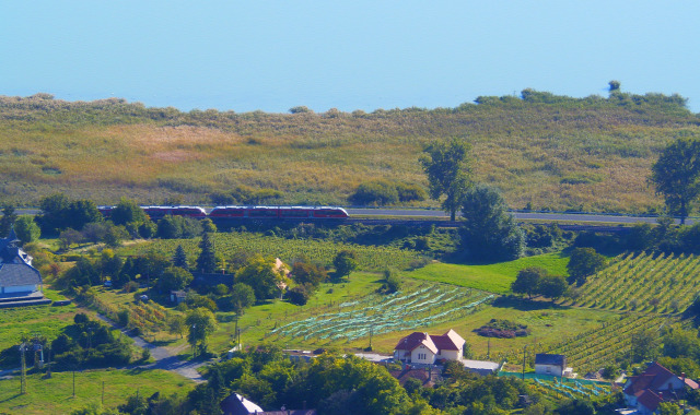 Magyarország Veszprém megye hegy Badacsony Balaton