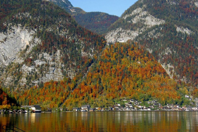 Ausztria Felső-Ausztria Hallstatt sóbánya barlang