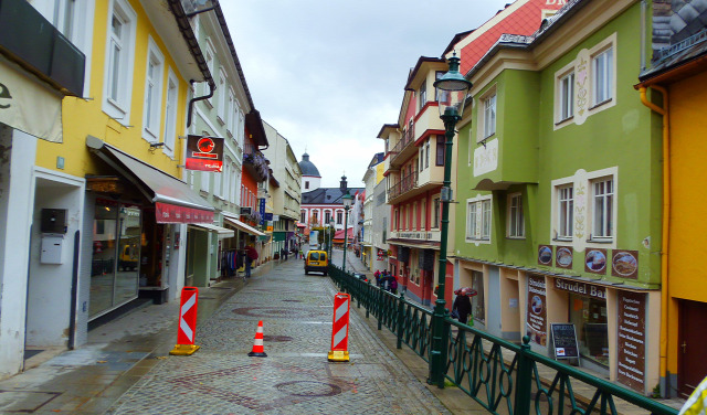 Ausztria Stájerország város Mariazell