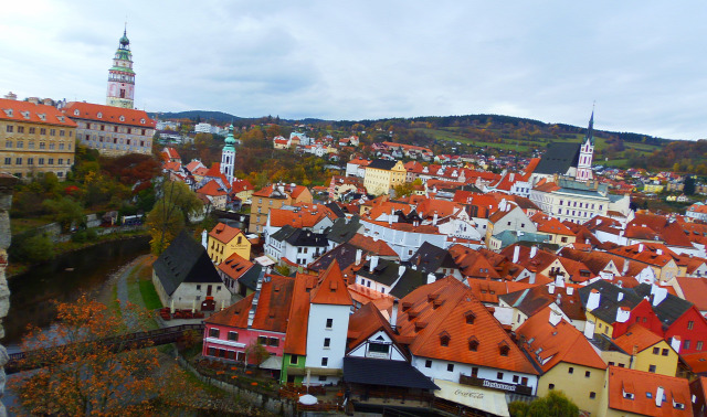 Csehország vár Cesky Krumlov