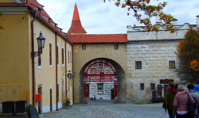 Csehország vár Cesky Krumlov