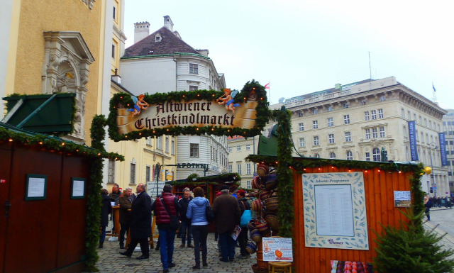 Ausztria Bécs adventi vásár város