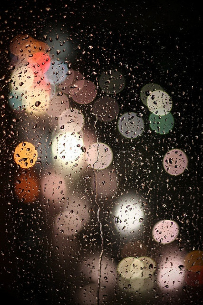 Beautiful rain and #bokeh #photography