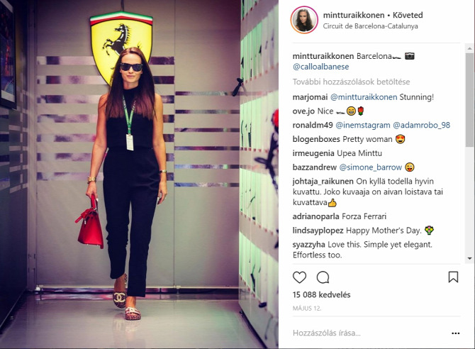 Minttu Räikkönen  Chanel papucs luxus