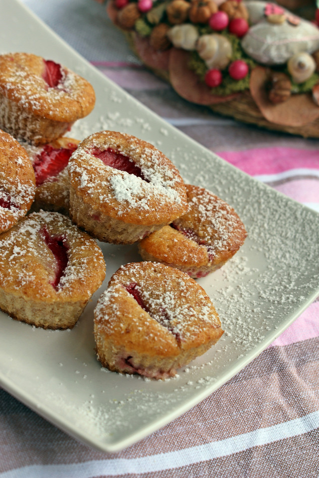 joghurt olaj cukor liszt eper sütőpor vaníliás cukor édességek gyors muffinok