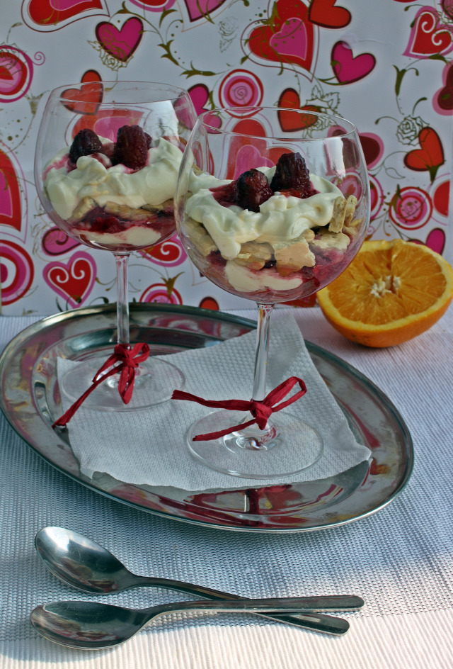 pohárkrémek édességek málna narancs mascarpone görög joghurt joghurt