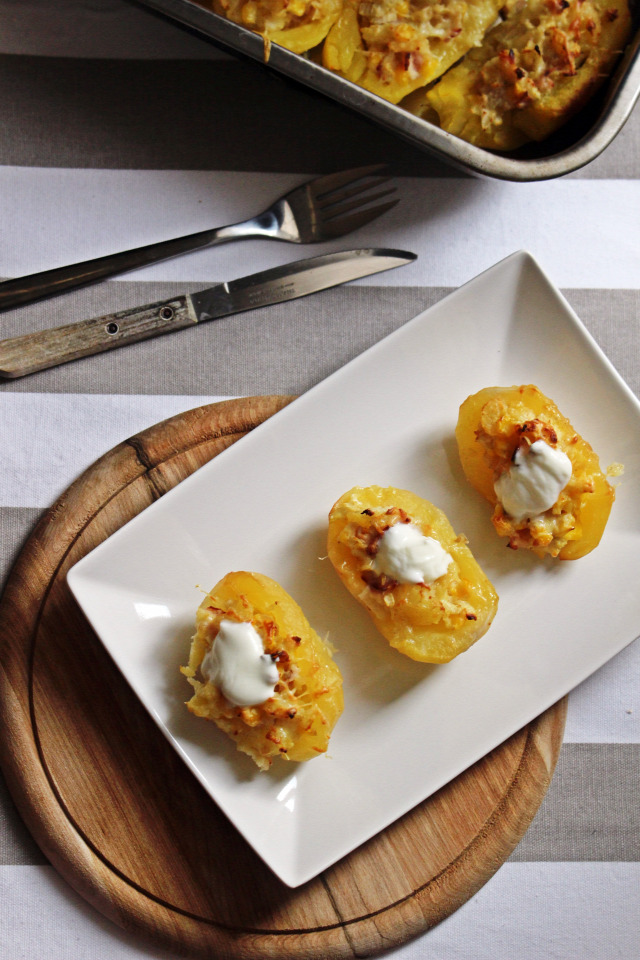 krumpli sajtkrém sonka kukorica újhagyma póréhagyma sajt rohanós vacsorák