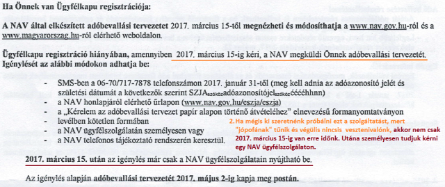 adóbevallás adóbevallási tervezet NAV Magyarország Ingatlanműhely