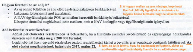 adóbevallás adóbevallási tervezet NAV Magyarország Ingatlanműhely