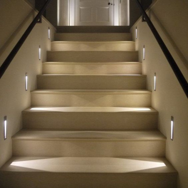 okos világítás otthon design lakberendezés lépcső világítás