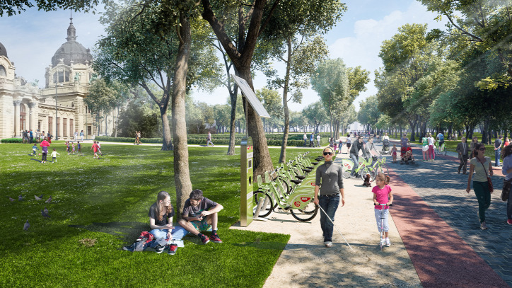 Liget Budapest Projekt Városliget Szloszjár György Garten Studio