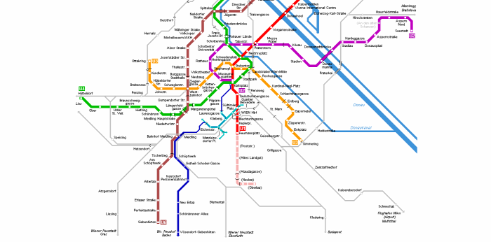 metró gyorvasút Bécs Ausztria építés