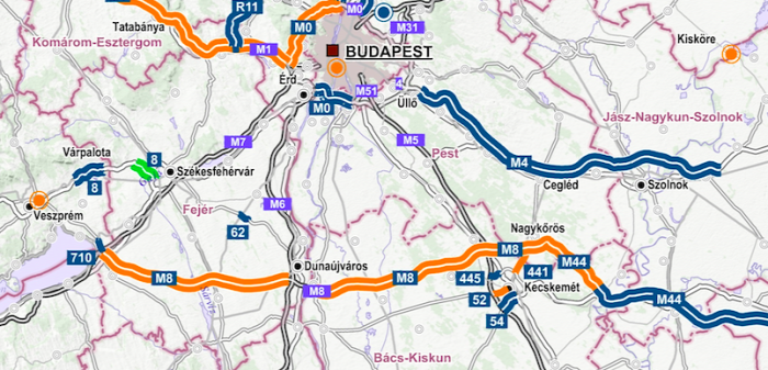 közút útépítés EU beszerzés M8 NIF Magyar Közút NFM M4 autópálya autóút Homolya Róbert