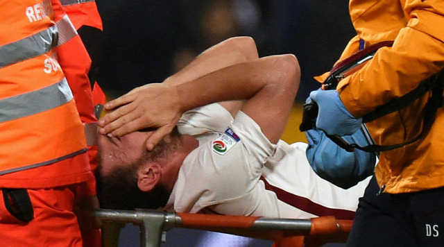 Olasz foci Bajnokok Ligája BL AS Roma Chelsea Juventus Olasz foci Bajnokok Ligája BL AS Roma Chelsea Juventus Olaszország Serie A sérülés