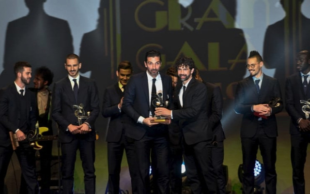 Olasz foci Gran Gala del Calcio Olaszország Buffon gála díjak Olasz foci Gran Gala del Calcio Olaszország Buffon gála díjak