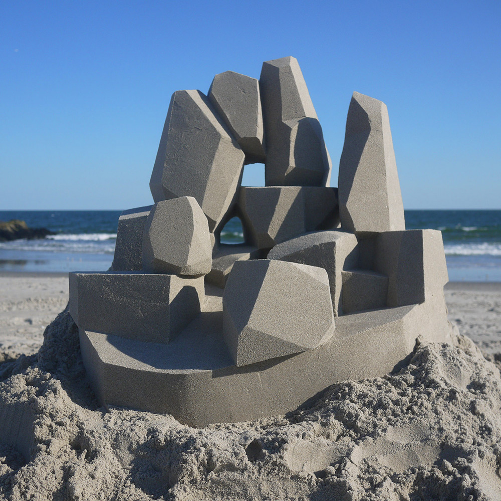 homokvár homokvár művész Calvin Seibert geometria érdekes