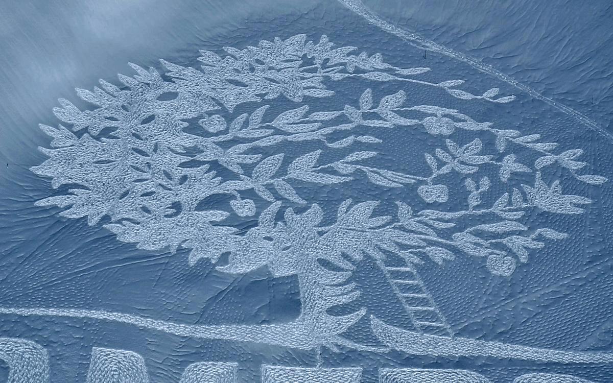 művészet érdekes hihetetlen oriási szép hó