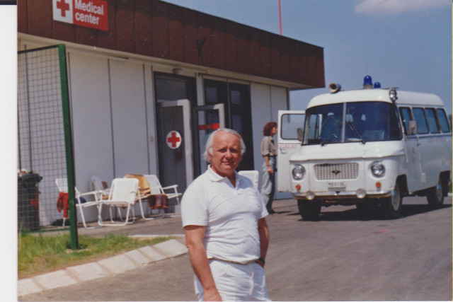 Dr. Nemes György 1986 Magyar Nagydíj Hungaroring mentés egészségügyi
