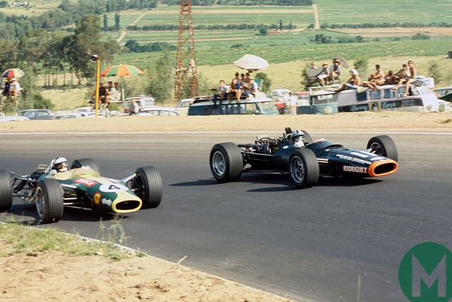 Jim Clark Lotus 1968 Forma-2 Hockenheim Colin Chapman Kurt Ahrens Derek Bell Chris Amon Gold Leaf