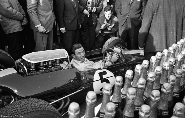 Jim Clark Lotus 1968 Forma-2 Hockenheim Colin Chapman Kurt Ahrens Derek Bell Chris Amon Gold Leaf