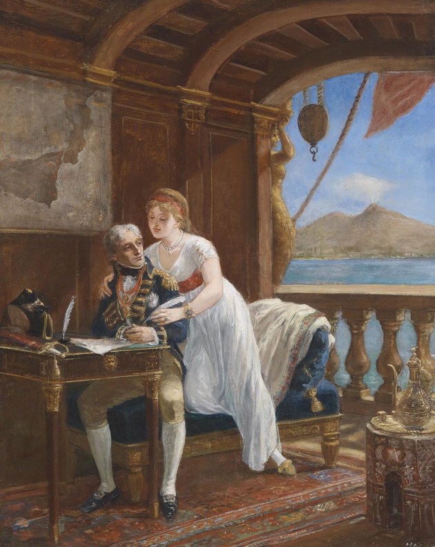 kultúra Lady Emma Hamilton Emma Hart Lord Nelson admirális történelem history kult