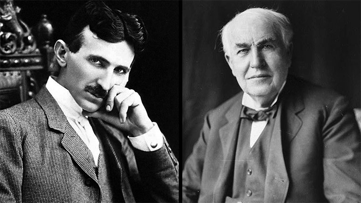 Nikola Tesla Thomas Alva Edison feltaláló  tudomány kultúra true story starlight