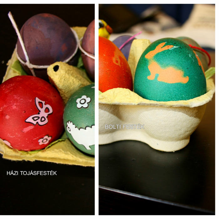 húsvét dekoráció dekor tojásfestés házilag homemade kreatív színes ételfesték diy