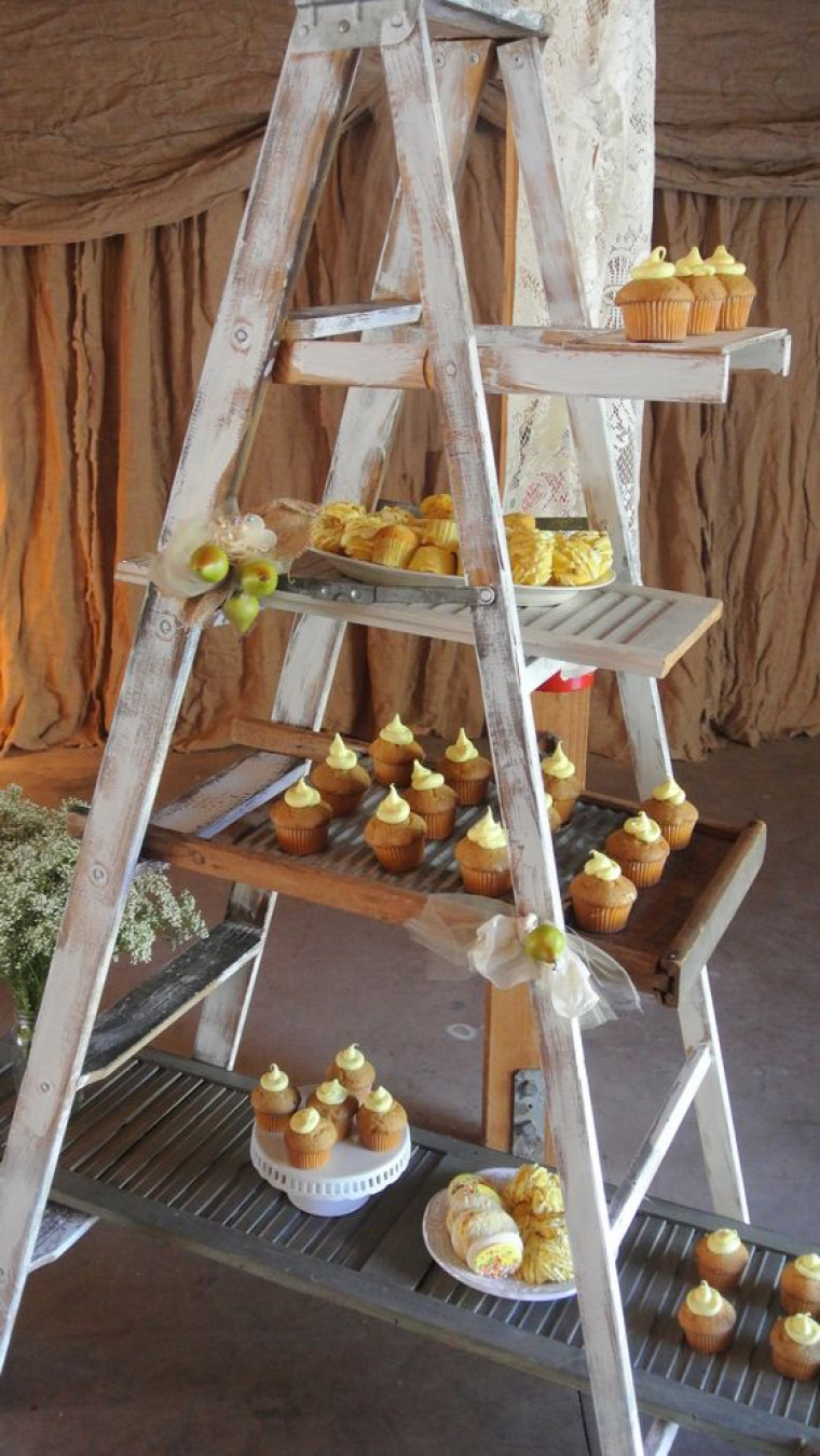 DIY létra kreativitás lakberendezés