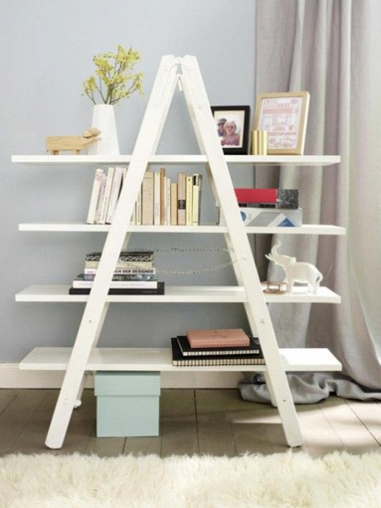 DIY létra kreativitás lakberendezés