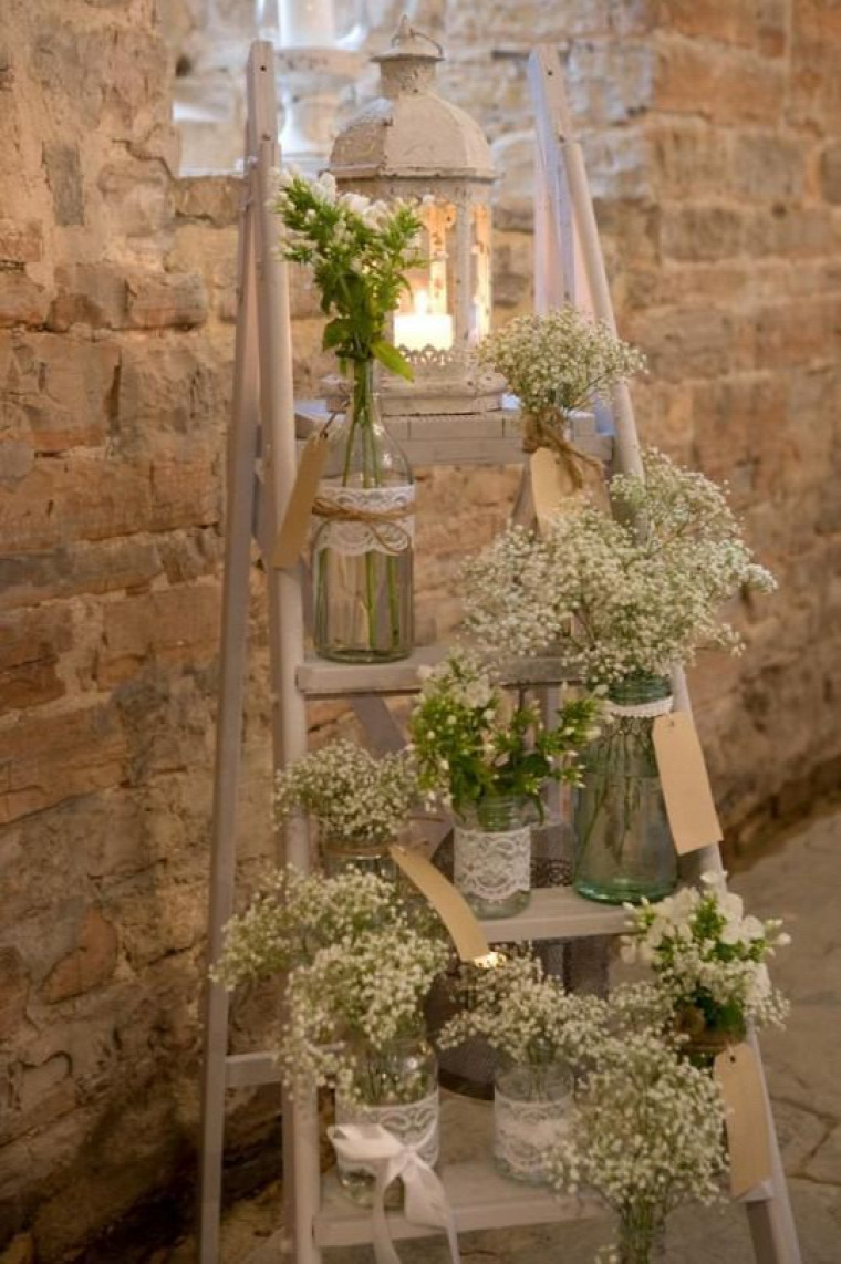 DIY létra kreativitás lakberendezés
