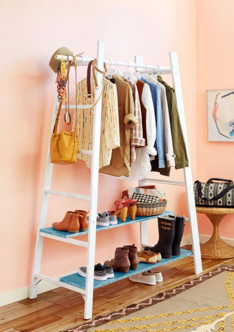 DIY létra kreativitás lakberendezés