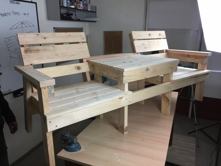 barkácsolás kert kertikiülő fa munka egyszerű DIY