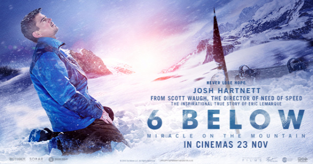 Fagyos pokol 6 Below: Miracle on the Mountain Josh Hartnett Igaz történet Életrajzi film Dráma Kalandfilm Motiváció Ajánló