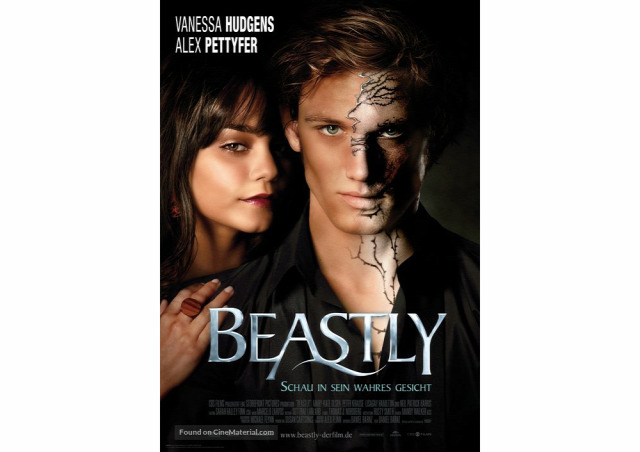 Beastly Szépség és a szörnyeteg Adaptáció Romantikus film Alex Pettyfer Mary-Kate Olsen Neil Patrick Harris Kritika
