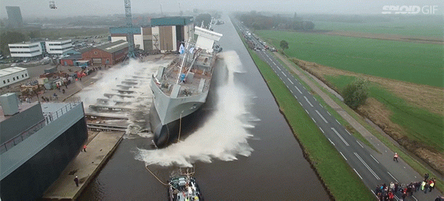 hajó vízre szállás hollandia