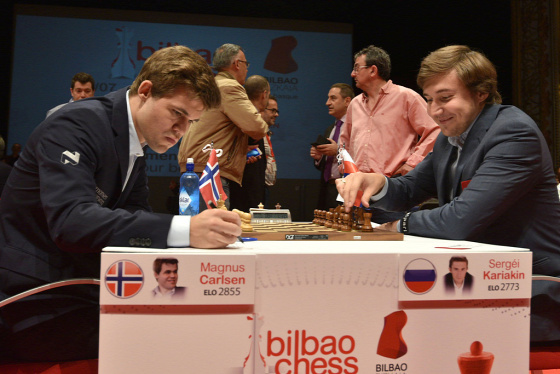 Világbajnoki döntő New York Carlsen Karjakin