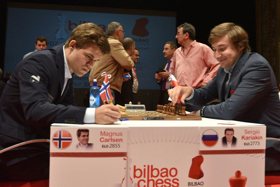 Világbajnoki döntő New York  Carlsen Karjakin