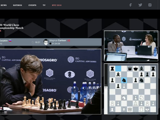 Világbajnoki döntő  New York  Carlsen Karjakin
