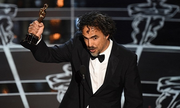 Alejandro González Iñárritu nyerte a legjobb rendezésért járó Oscart - Fotó: AFP