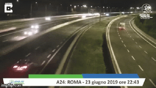 Róma földrengés autópálya
