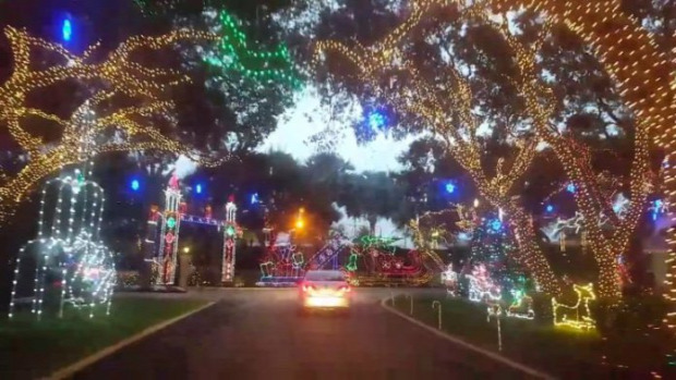 Florida karácsony világítás