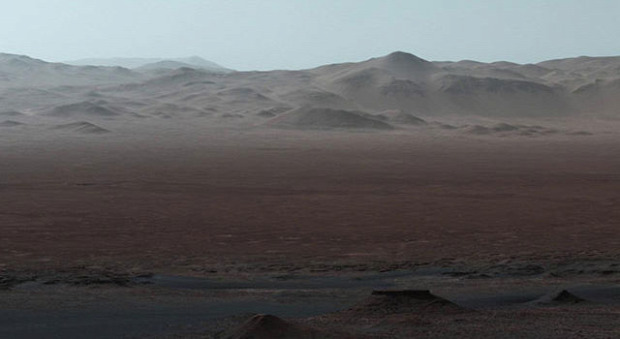 Mars  panoráma Curiosity
