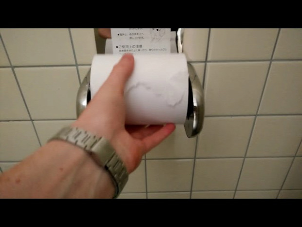 WC vécé papír tartó