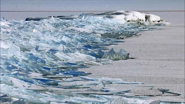 Felső-tó jégzajlás