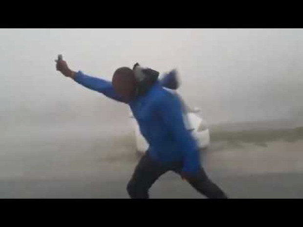 meteorológus hurrikán szél