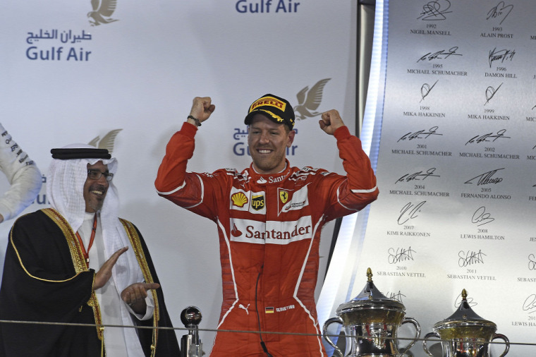 F1 Forma-1 Kimi Räikkönen Sebastian Vettel Bahreini Nagydíj Ferrari