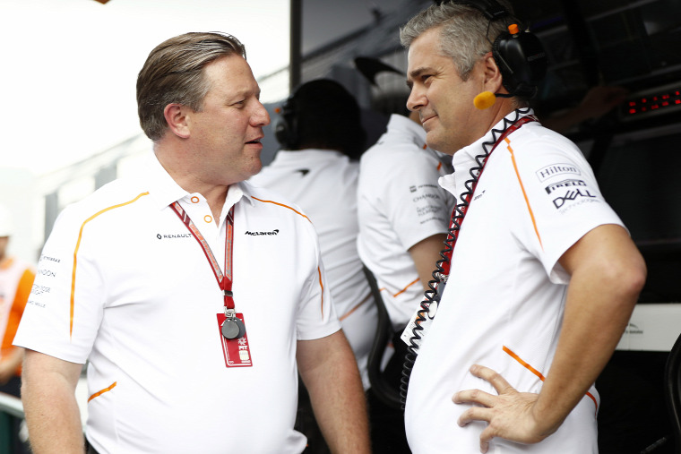 F1 Forma-1 McLaren Zak Brown Gil de Ferran Hungaroring James Key Toro Rosso Magyar Nagydíj