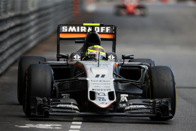 F1 Force India Sergio Perez Monacói Nagydíj