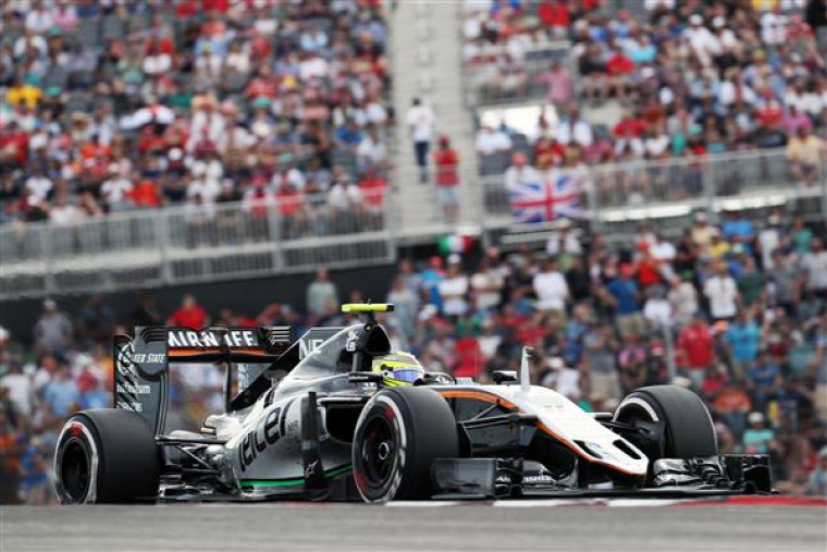F1 Forma-1 Sergio Perez Force India Nico Hülkenberg Mexikói Nagydíj