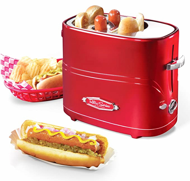 hétvégi dizájn hotdog készítő gép